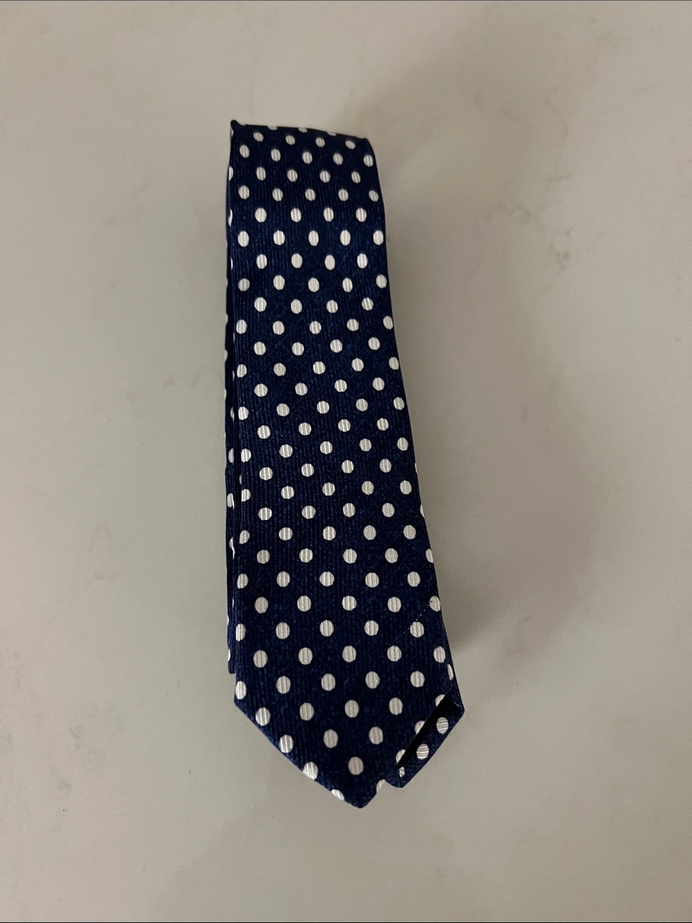 Jil sander polka dot silk tie